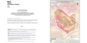 Extrait d'un dossier des risques d'une commune