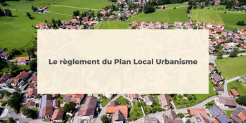 REGLEMENT PLAN LOCAL URBANISME
