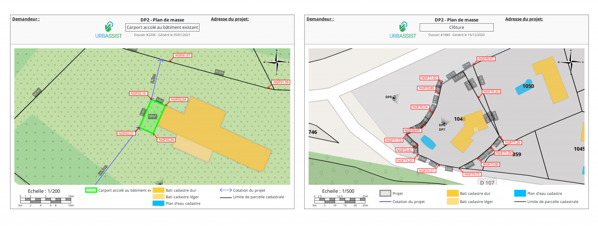 Dp7 Et Dp8 Photographies En Environnement Proche Et Lointain